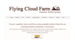 Desktop Screenshot of flyingcloudfarm.net