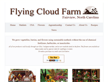 Tablet Screenshot of flyingcloudfarm.net